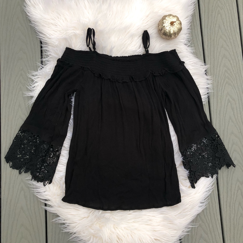 Lace Off The Shoulder Top
